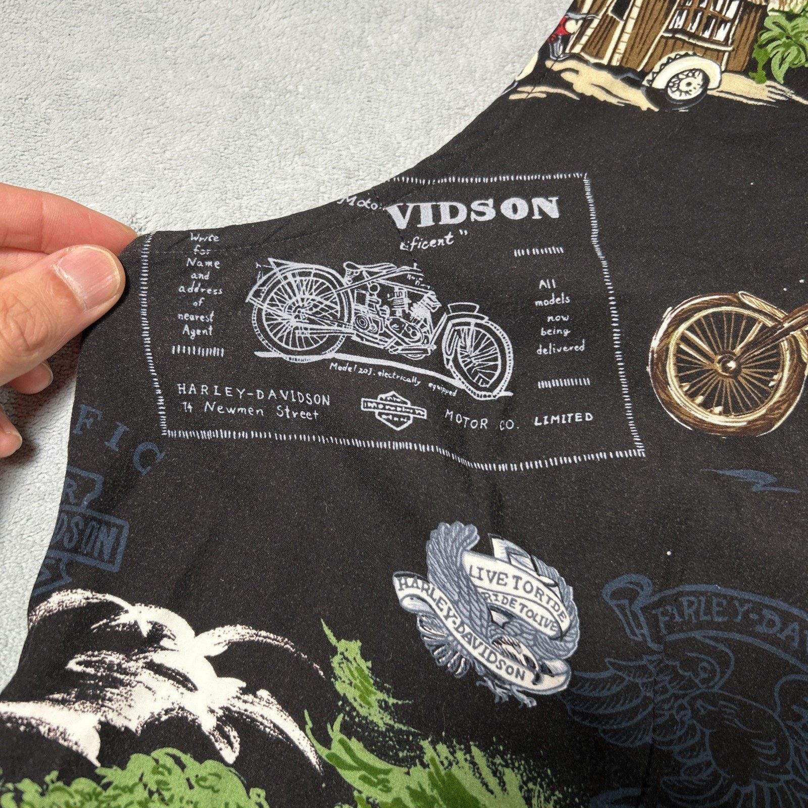 Harley Davidson Harley Davidson Vest Button Up Shirt Ws XL Hawaiian Babe Size XL / US 12-14 / IT 48-50 - 8 Thumbnail