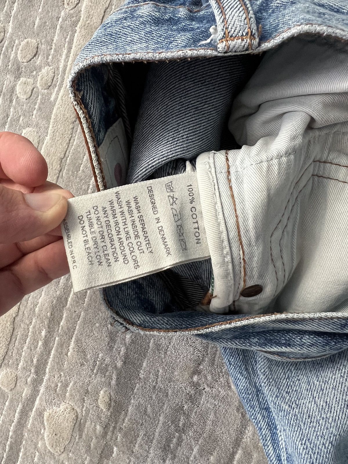 Designer × Han Kjobenhavn han Kjobenhavn jeans denim selvage streetwear pants blue Size US 30 / EU 46 - 11 Thumbnail