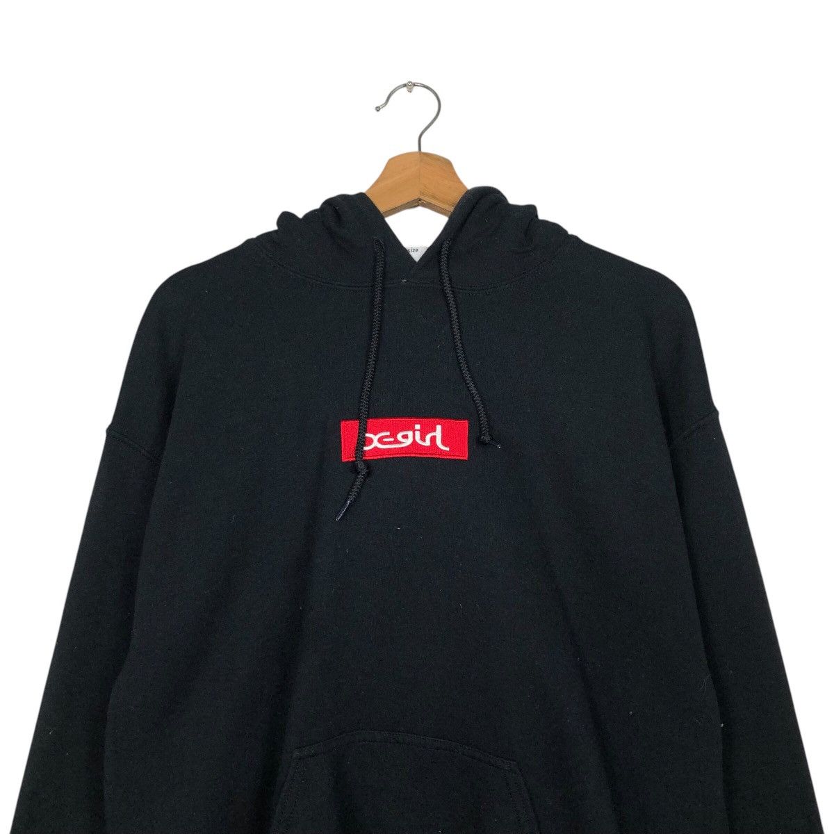 Japanese Brand 📌Vintage Hoodie Pull Over X-Girl Centre Logo Size US M / EU 48-50 / 2 - 14 Thumbnail