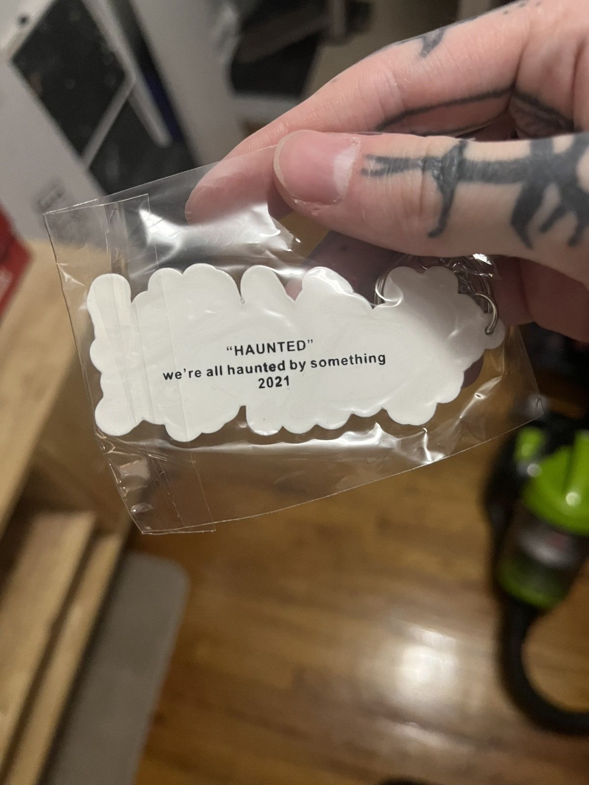 Other Haunted metal logo keychain Size ONE SIZE - 2 Thumbnail