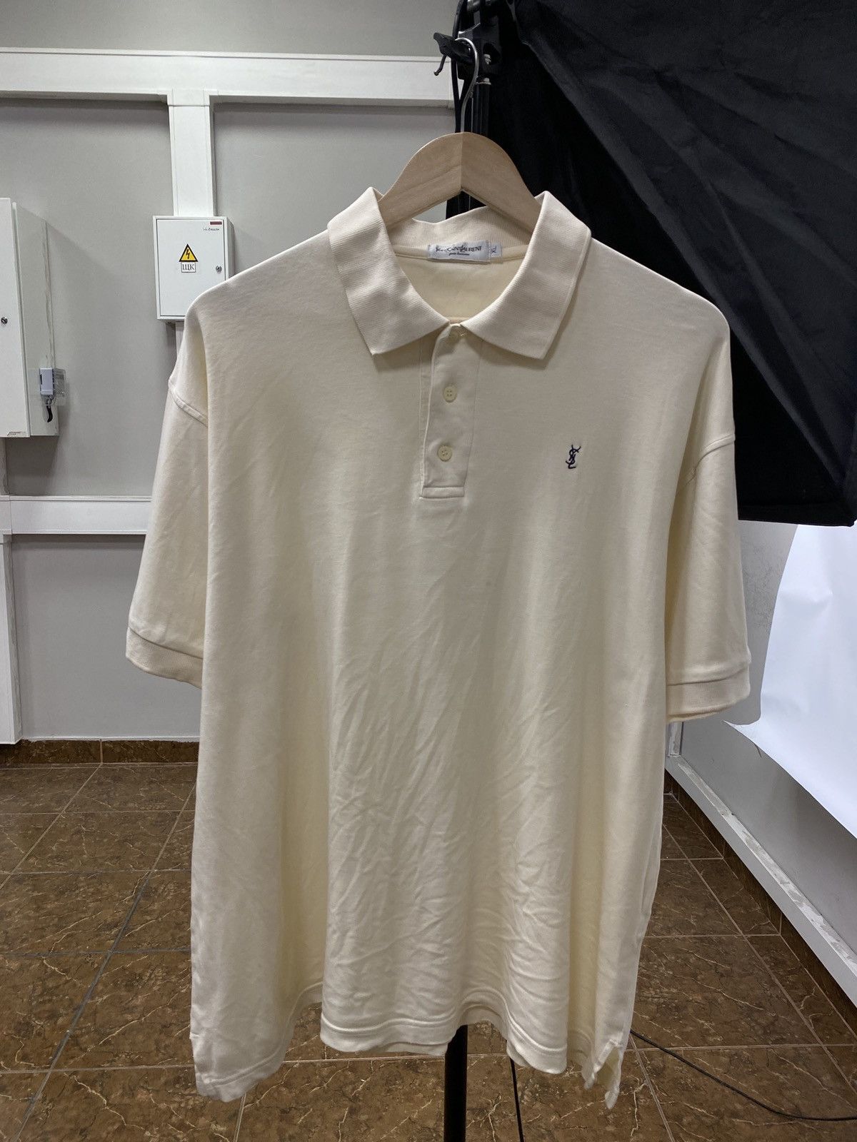 Yves Saint Laurent Vintage 90s YSL Pour Homme Polo T-Shirt Yves Saint Laurent Size US XL / EU 56 / 4 - 1 Thumbnail
