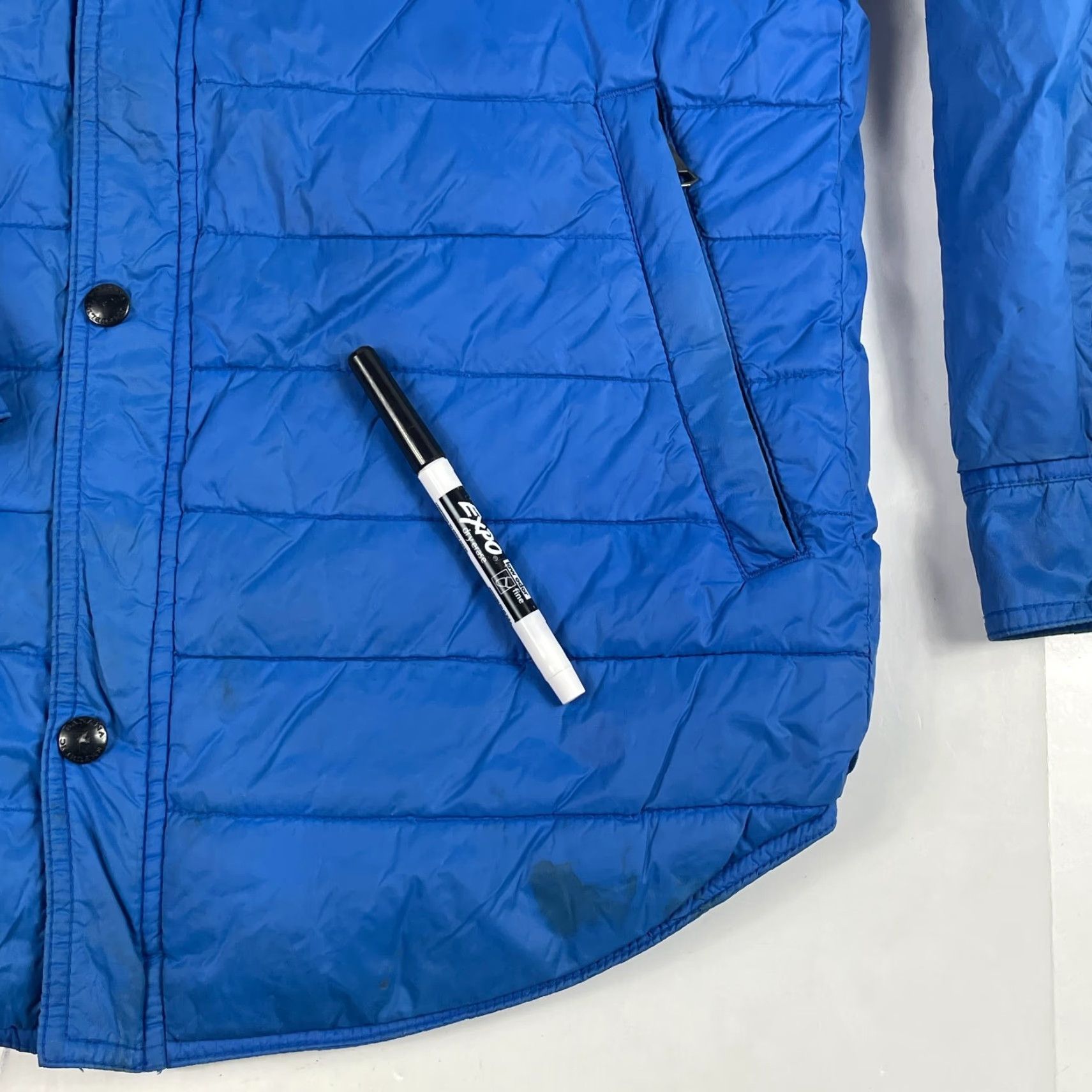Banana Republic Banana Republic Jacket Mens Medium Blue Primaloft Puffer Full Zip Shacket Skiing Hiking Wind-Resistant Outdoor Fall Winter Spring Casual Workwear Size US M / EU 48-50 / 2 - 4 Thumbnail