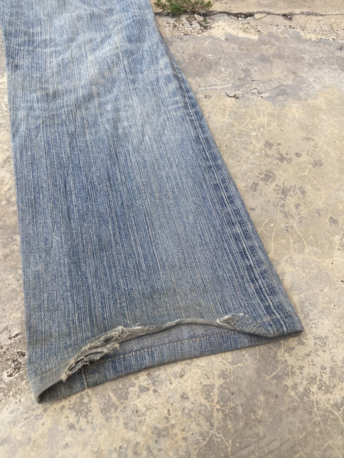 Edwin Edwin XV Repaired Distressed Denim Jeans Size US 31 - 8 Thumbnail