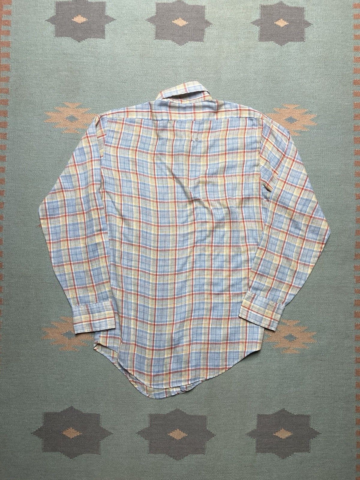 JCPenney × Vintage Vintage 70s button shirt JCPenney plaid men’s medium Size US M / EU 48-50 / 2 - 4 Thumbnail