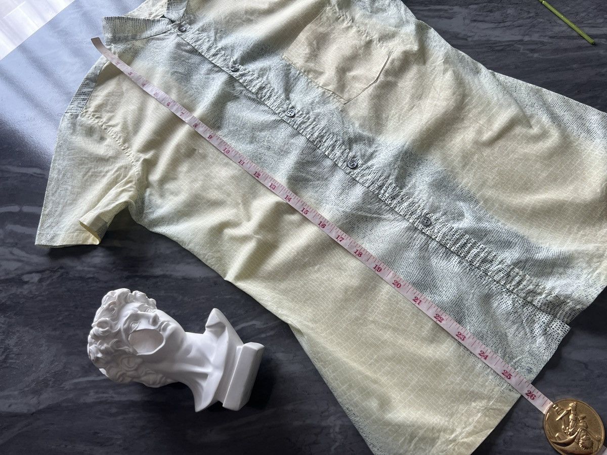 A.P.C. A.P.C : Snake Skin Two Tone Button Ups Size S / US 4 / IT 40 - 11 Thumbnail
