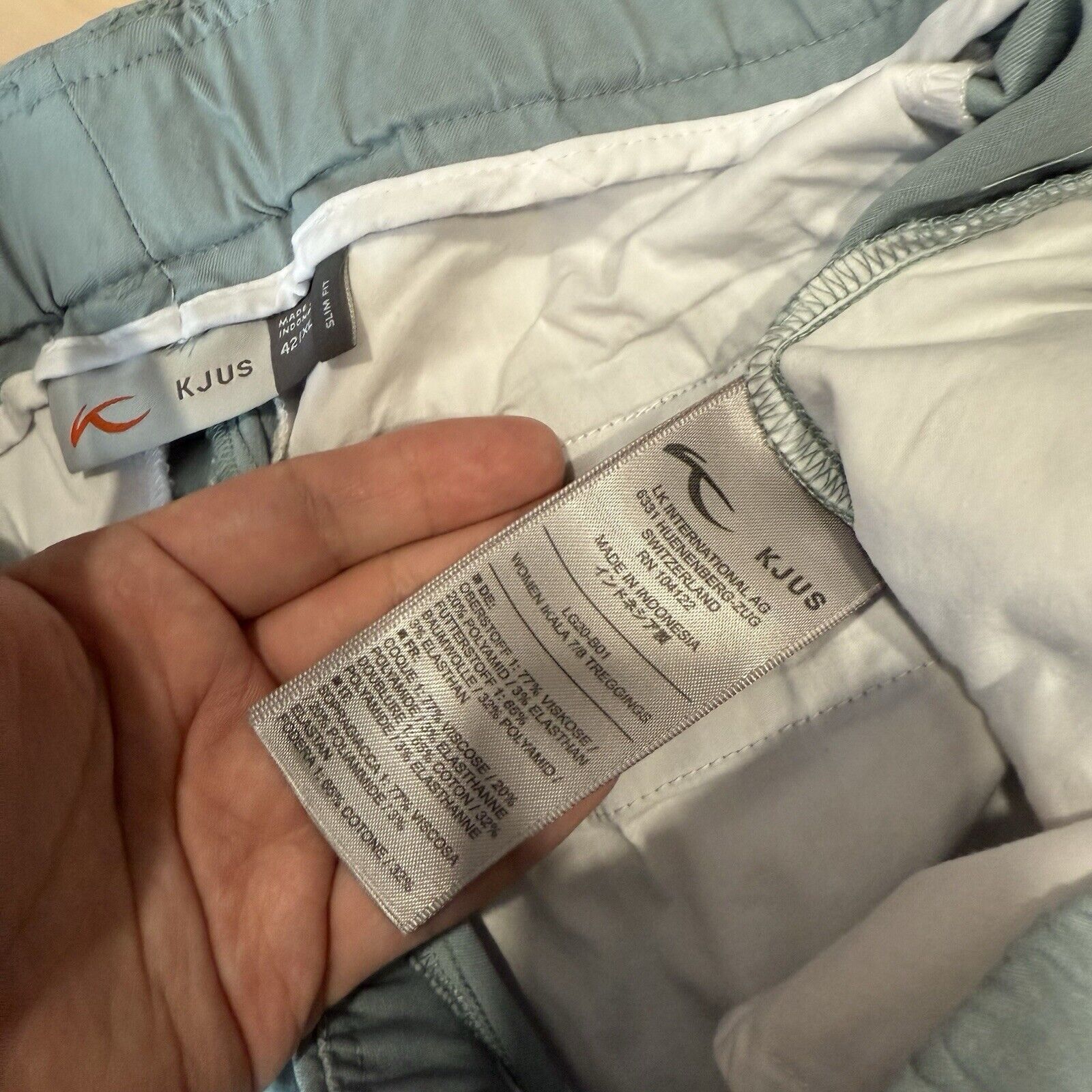 KJUS Kjus Treggings Women's XL Blue Casual Athleisure Slim Fit Size 30" / US 8 / IT 44 - 6 Thumbnail