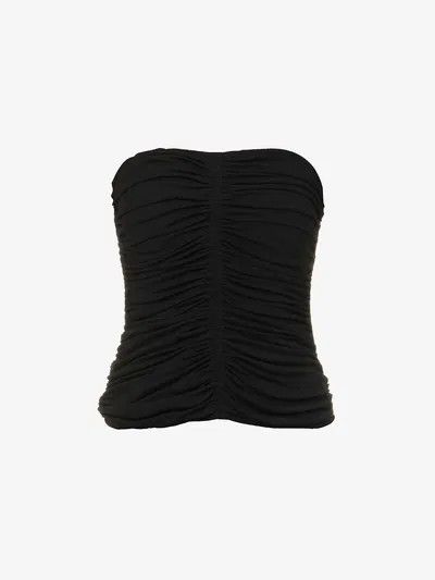 Saint Laurent Paris o1y0126 Blouse in Black Size S / US 4 / IT 40 - 1 Thumbnail