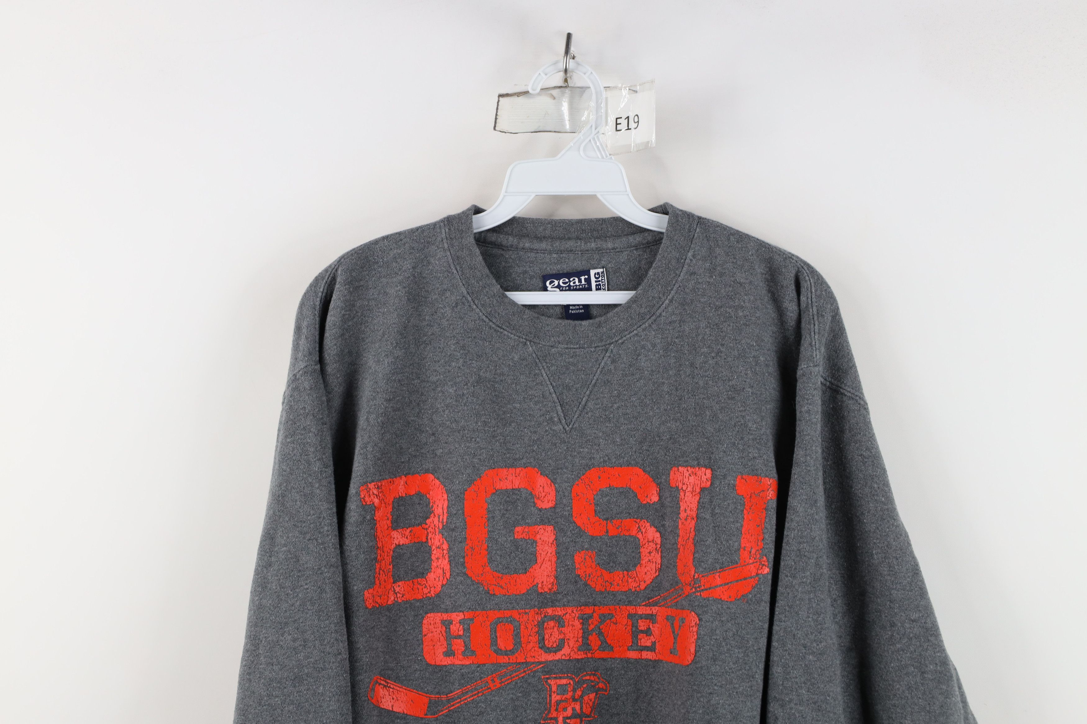 Vintage Vintage Green State University Hockey Crewneck Sweatshirt Size US M / EU 48-50 / 2 - 2 Thumbnail