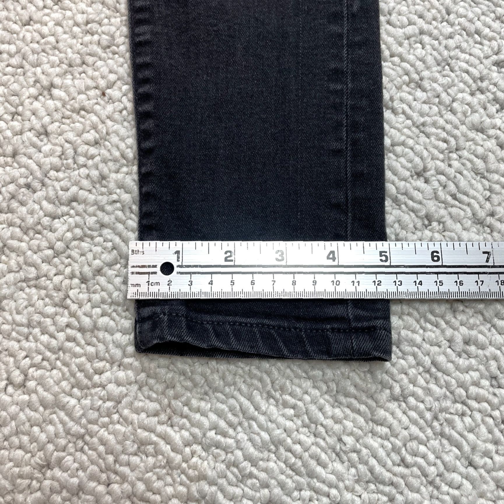 Banana Republic Banana Republic Jeans Womens 26 Black Skinny 29x29 Denim 5-Pocket Solid Size 29" - 2 Thumbnail