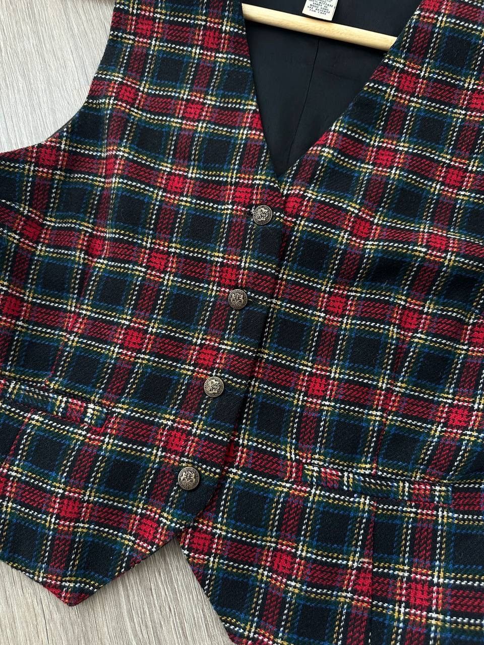 Gap × Vintage Vintage Gap Flannel Wool Waistcoat Vest Size M / US 6-8 / IT 42-44 - 8 Thumbnail