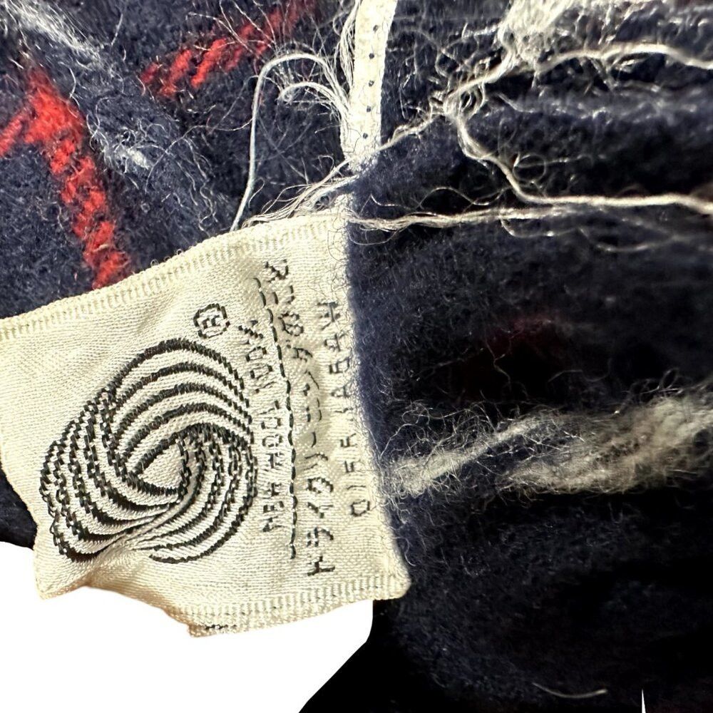 Burberry Burberry Classic Check Unisex Scarf Black 100% Lambswool Size ONE SIZE - 5 Thumbnail