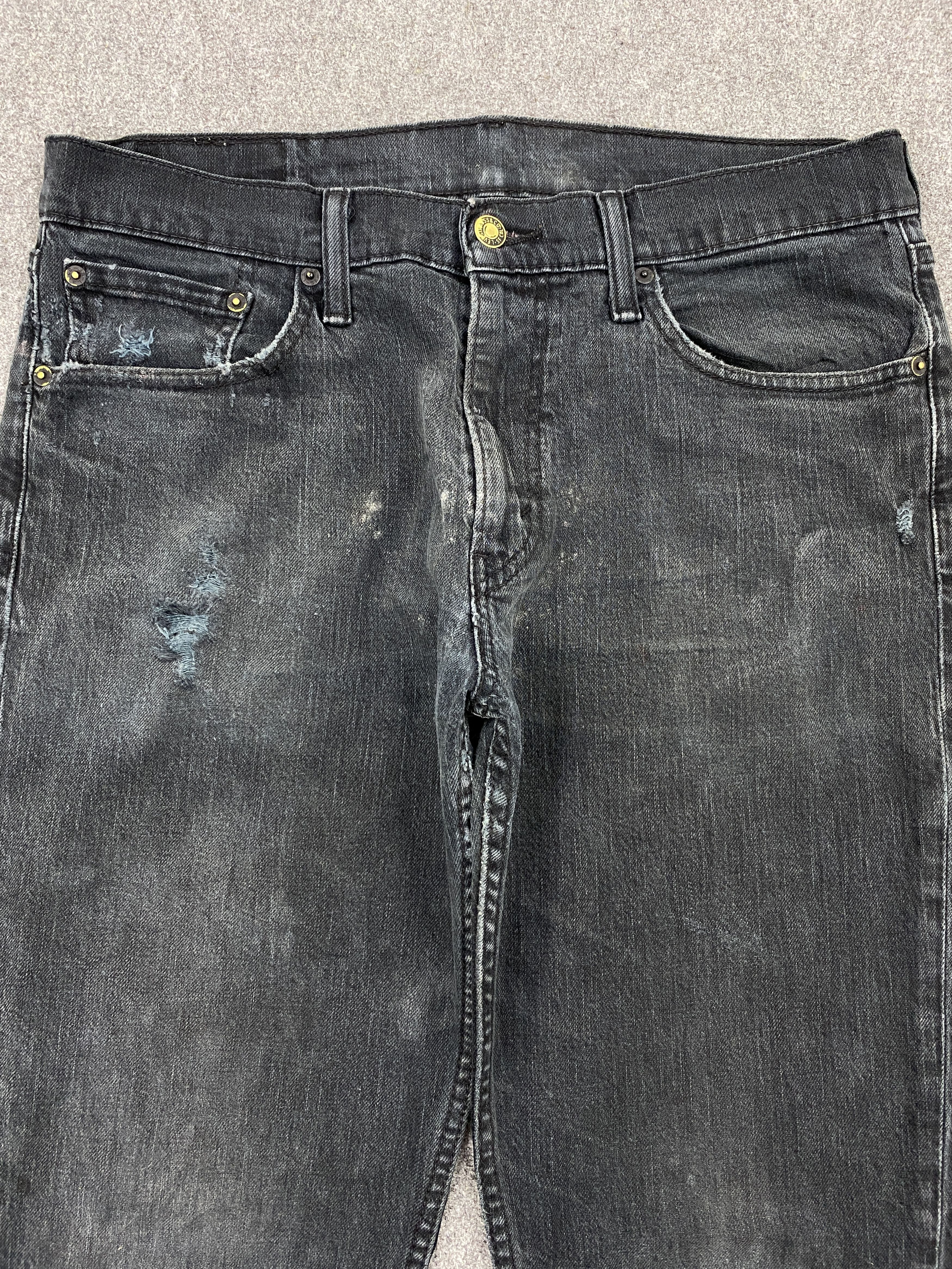 Levi's Vintage Levis 550 Faded Black Jeans 32x32 S0043 Size US 32 / EU 48 - 2 Thumbnail
