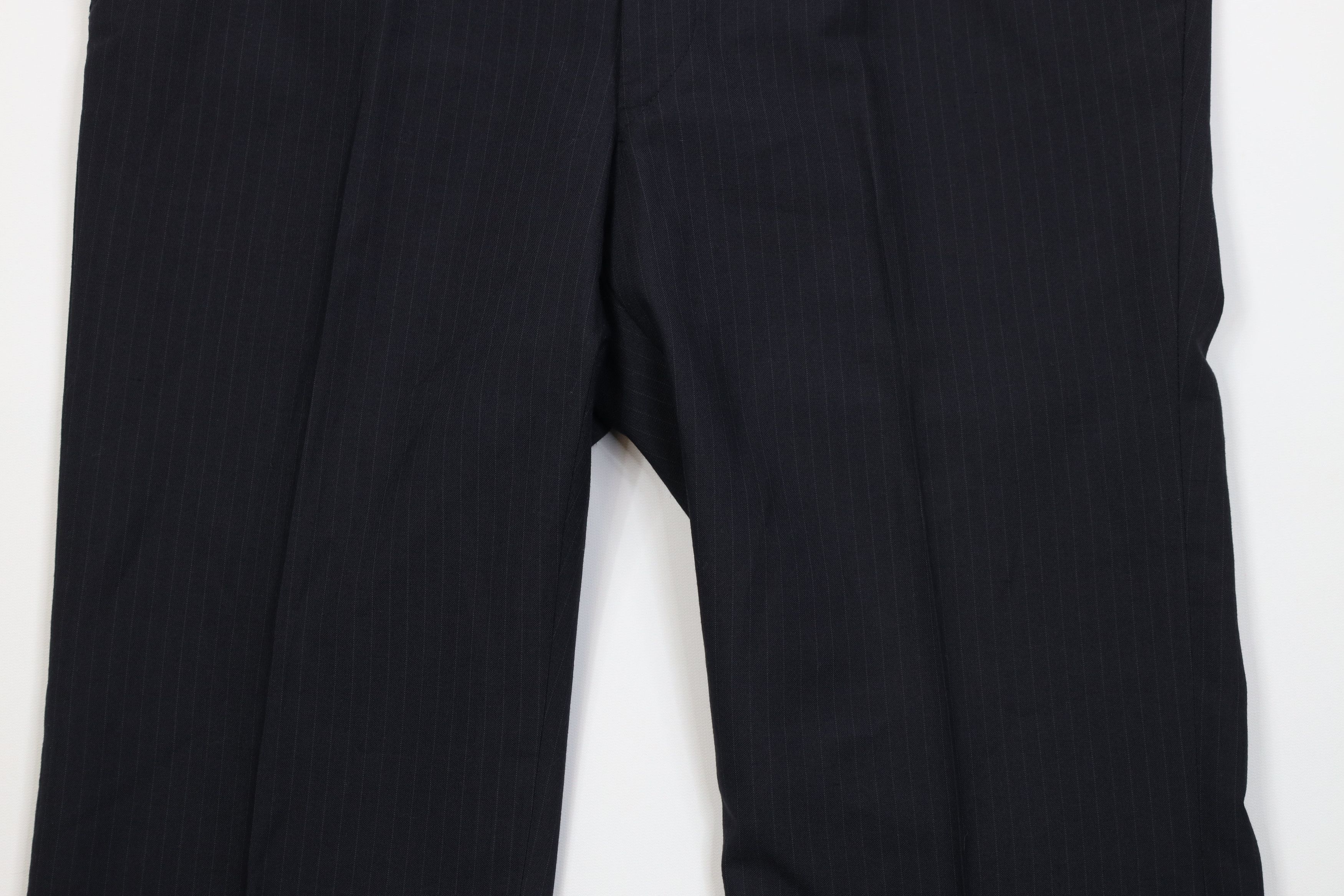 Vintage Vintage 70s Streetwear Pinstriped Wide Leg Chino Pants Size US 38 / EU 54 - 3 Thumbnail