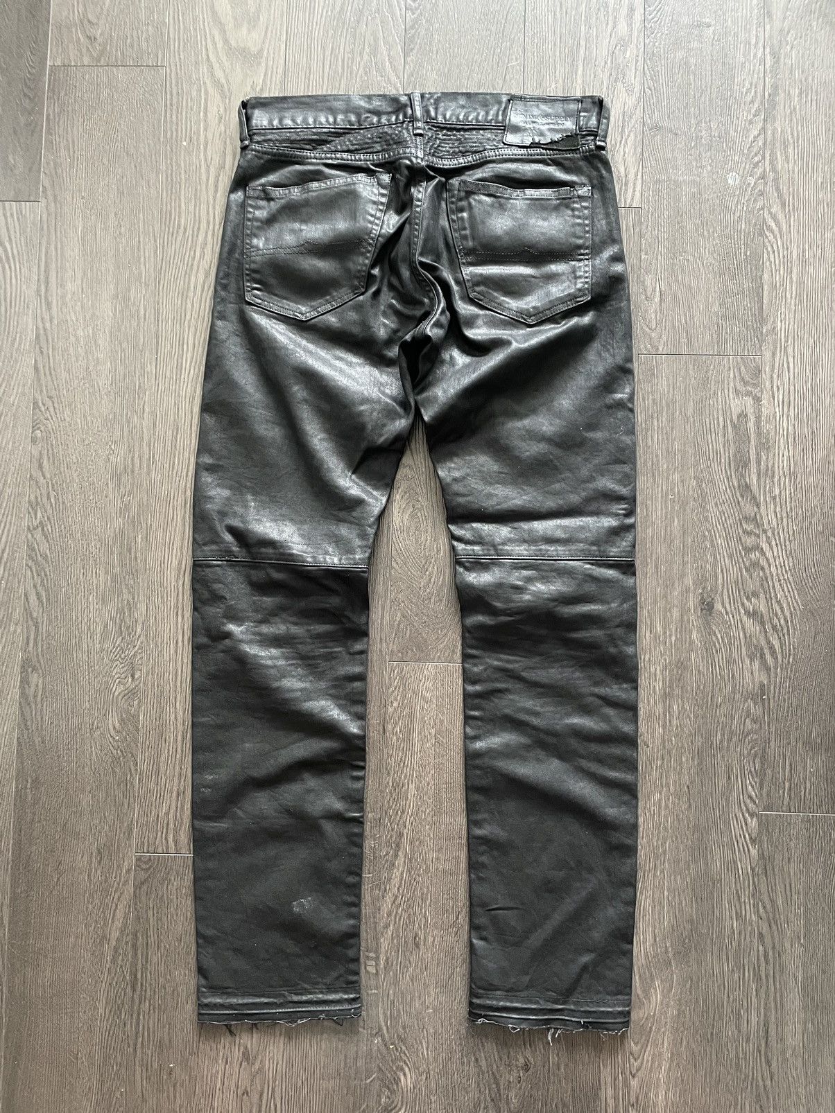 Denim & Supply Ralph Lauren Waxed D&S biker denim Size US 32 / EU 48 - 3 Thumbnail