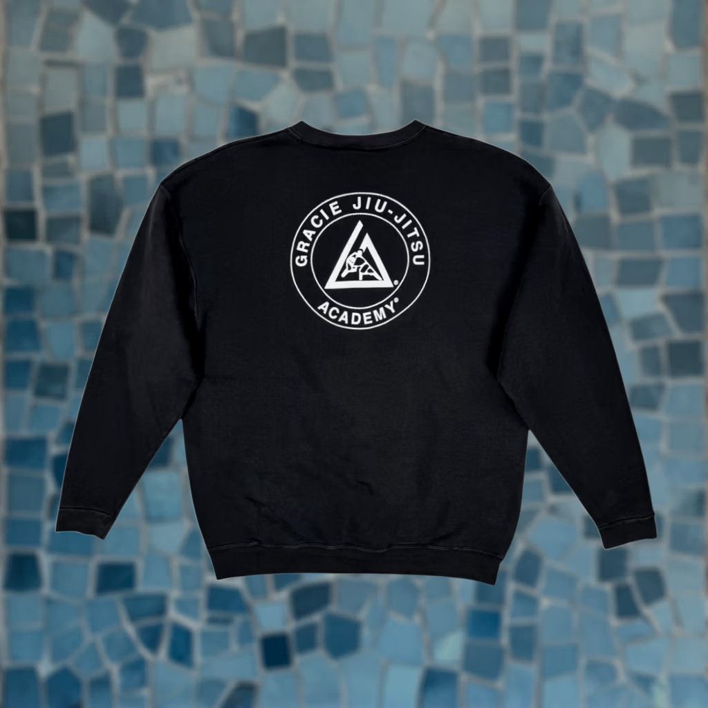 Vintage Vintage 50s 60s Black Flock Print Sweatshirt XL | Grailed