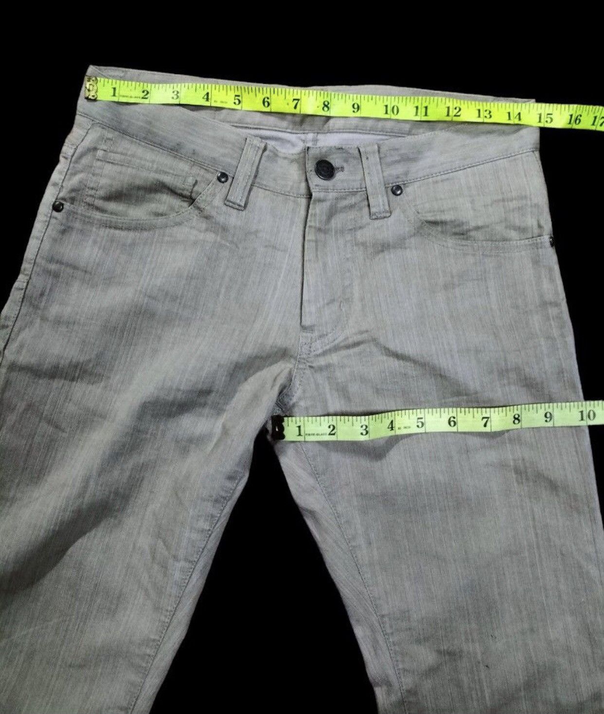 Japanese Brand 💥FLARE💥Tornado Mart Japan LowRise Vertical Flare Pant F240 Size US 29 - 21 Thumbnail