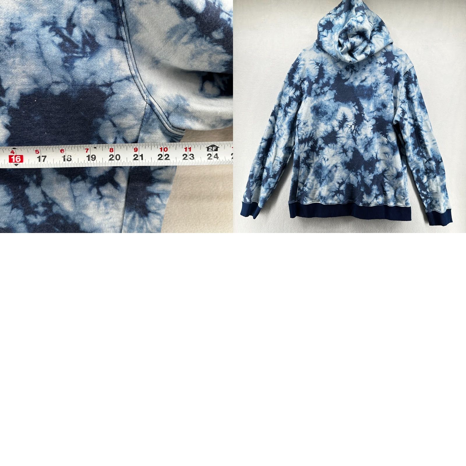 Chubbies Chubbies Hoodie Tie Dye Blue XL Men's The Far Out Long Sleeve Pullover Pockets Winter Size US XL / EU 56 / 4 - 8 Thumbnail