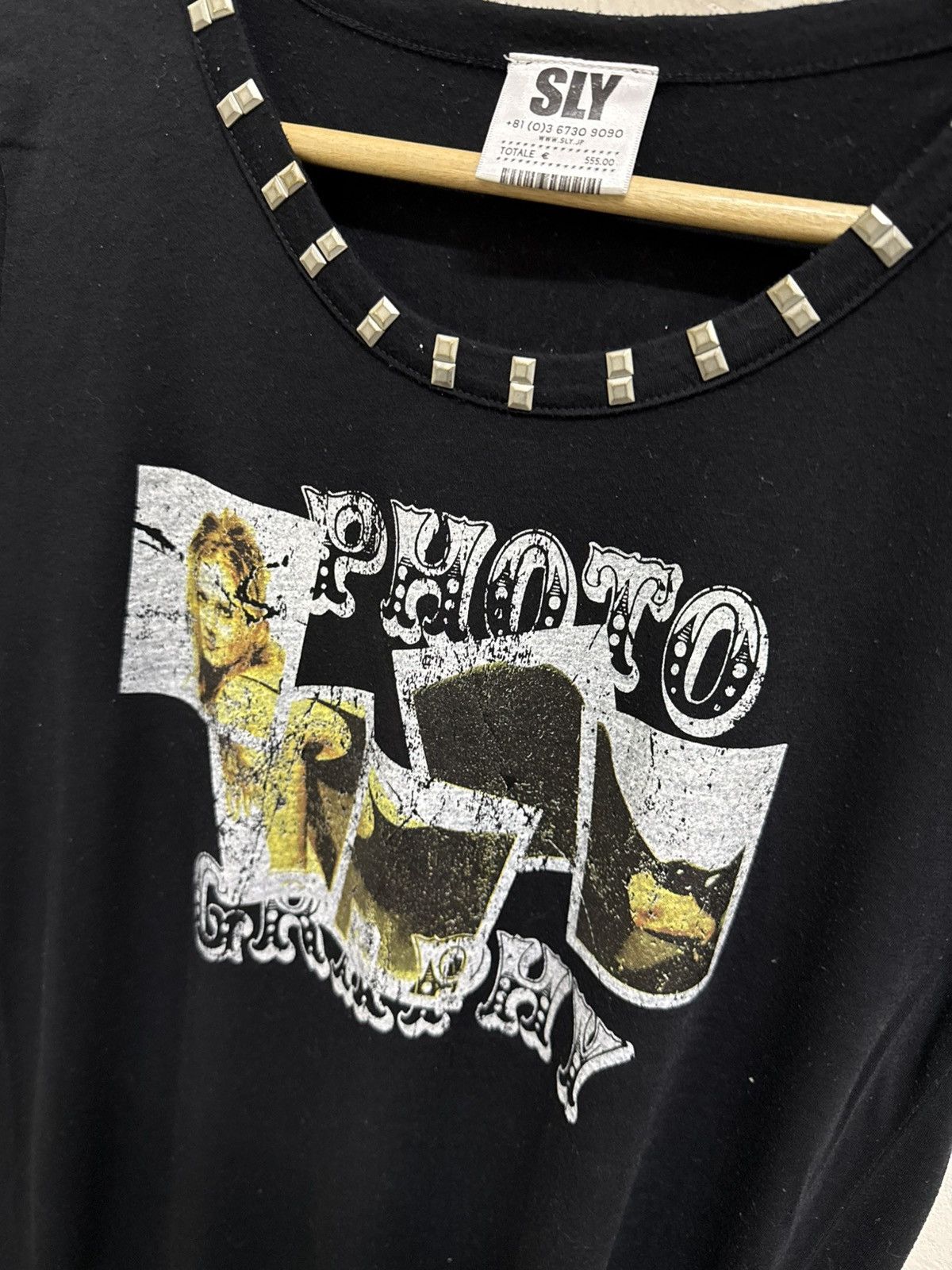 Hysteric Glamour SLY Studded hystericglamour style Grunge Tees Size S / US 4 / IT 40 - 4 Thumbnail