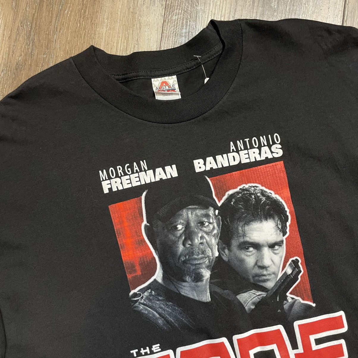 AAA The Code Vintage Movie Promo Tee Shirt Mens XL Poster Print Size US XL / EU 56 / 4 - 3 Thumbnail