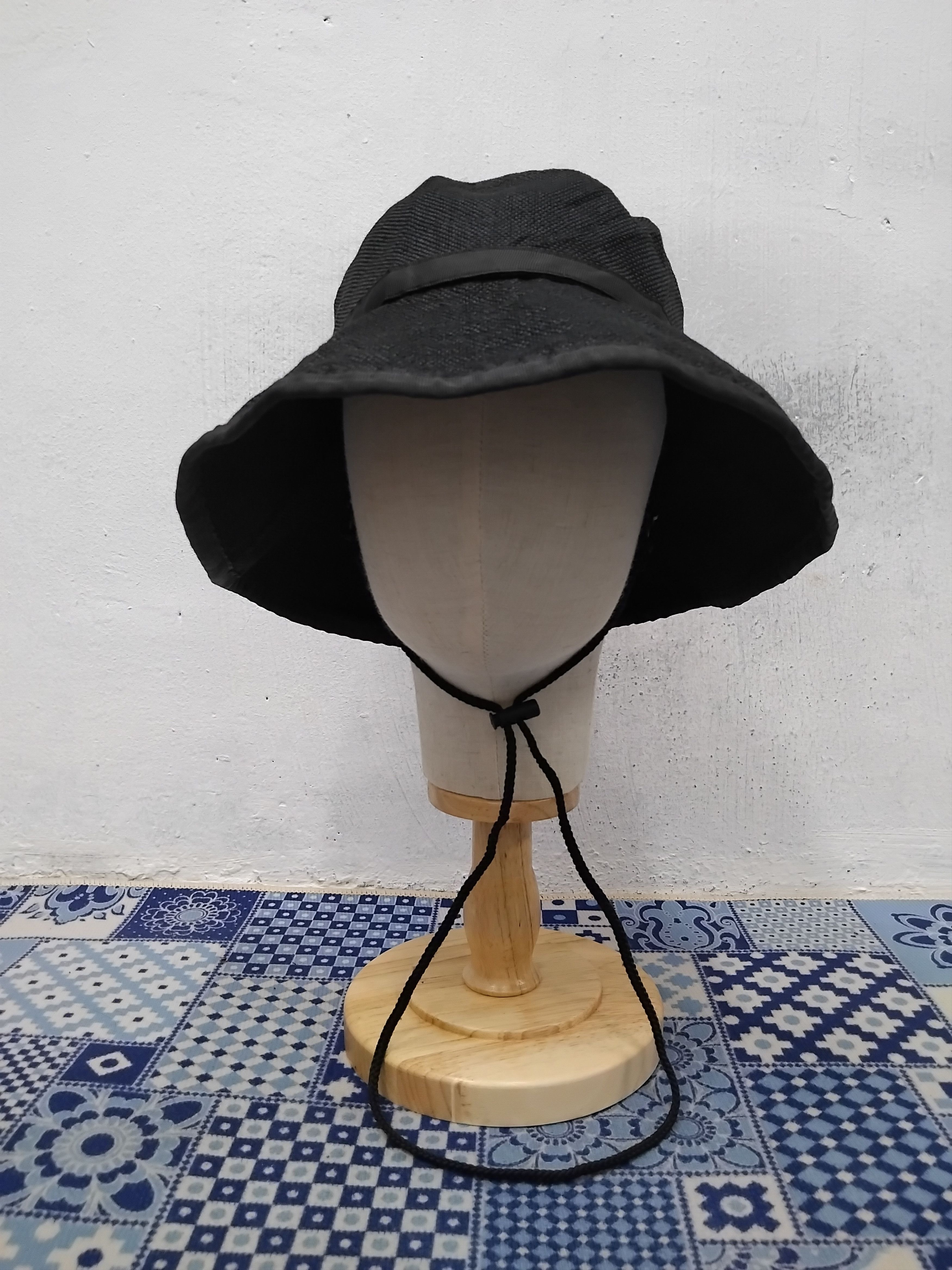 Japanese Brand Black colour Japanese style streetwear hat Size 38 - 1 Thumbnail