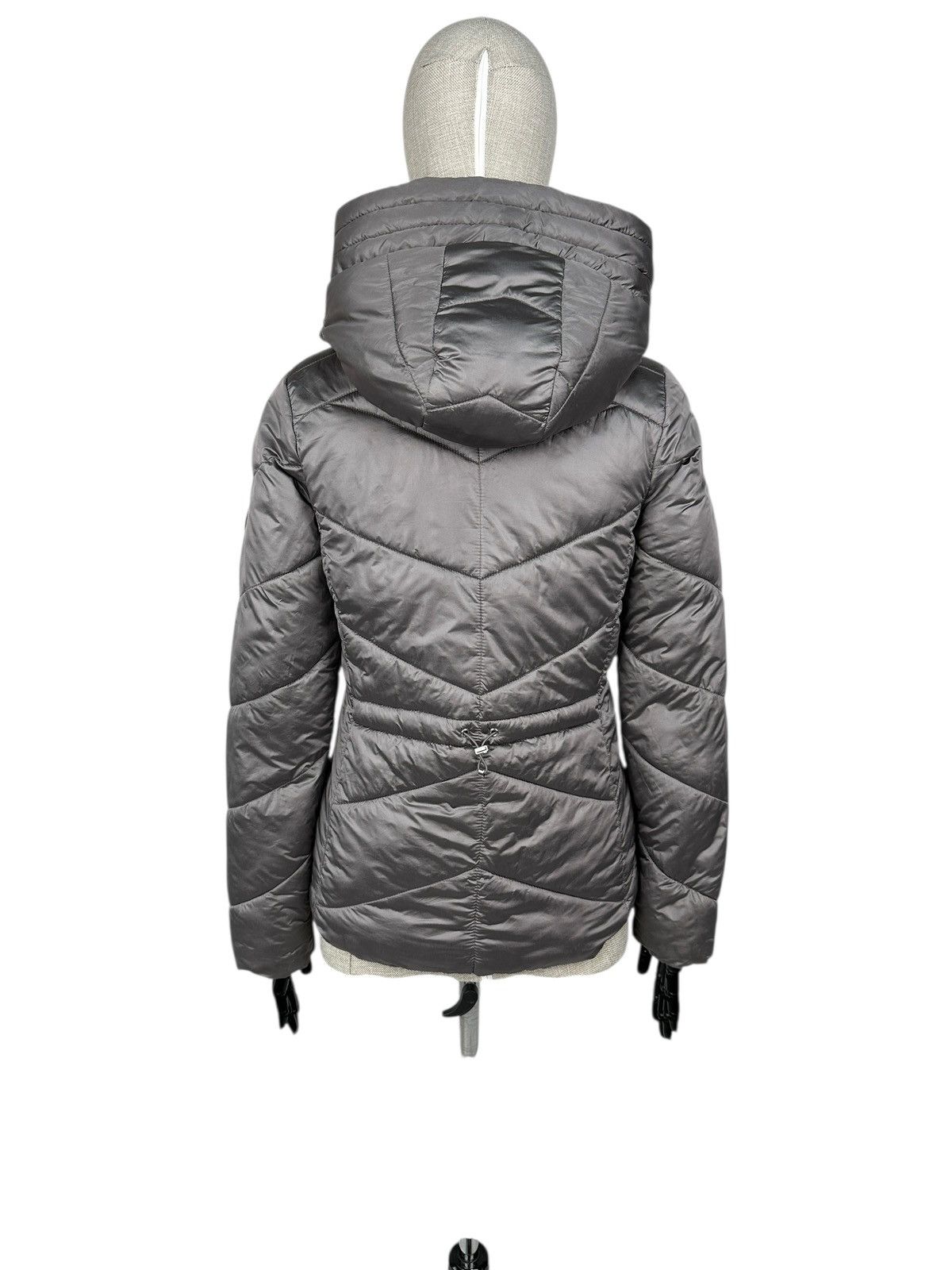 Barbour BARBOUR INTERNATIONAL Motegi Quilt Jacket Silver Women’s Size S / US 4 / IT 40 - 3 Thumbnail