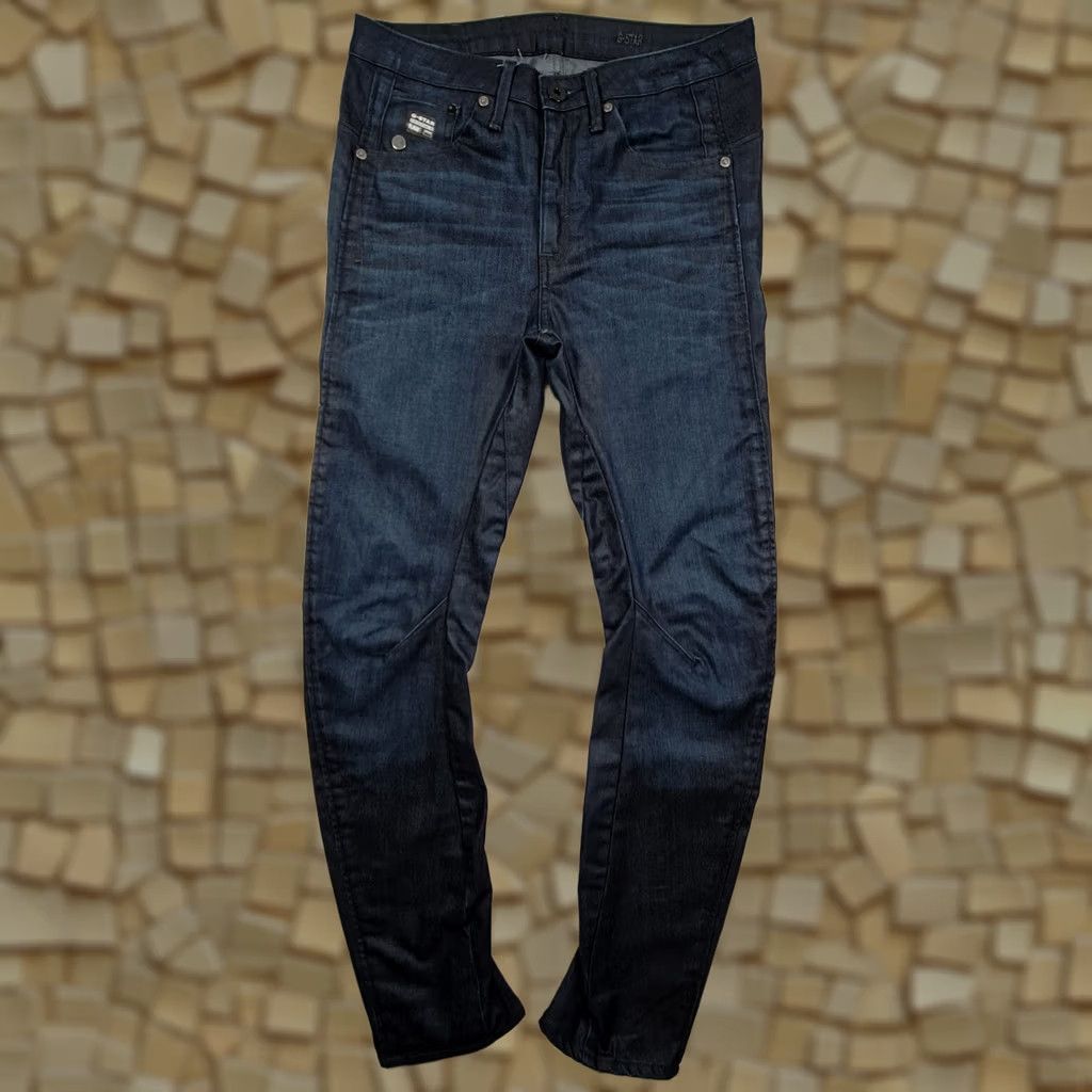 G-Star G-Star Arc 3D Womens Jeans Dark Blue W25 L32 Boyfriend Fit Denim ARC 3D Jeans Womens Girls Menus Size 42" / US 20 - 1 Thumbnail