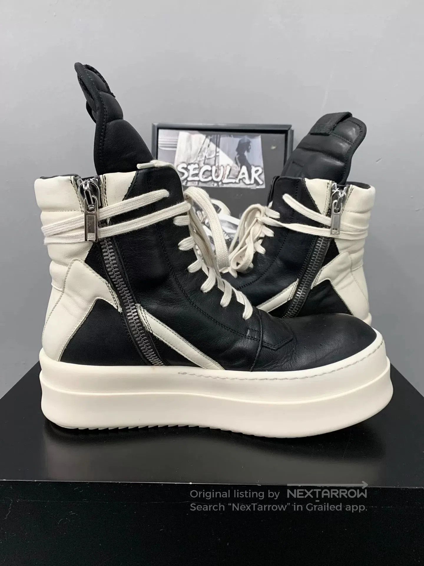 Rick Owens rick owens chunky platform geobasket sneakers. Size US 9 / EU 42 - 5 Thumbnail