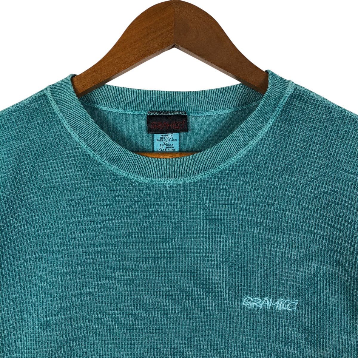 Gramicci GRAMICCI Vintage Waffle T-Shirt Size US S / EU 44-46 / 1 - 3 Thumbnail