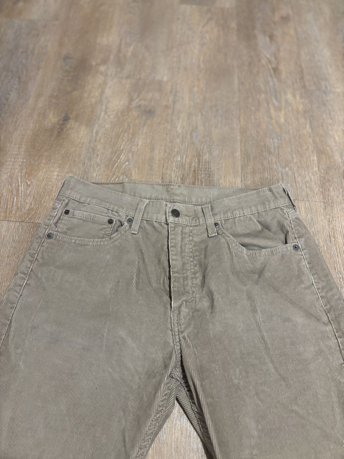 Levi's LEVI’S 505 - BEIGE CORDUROY - 32x29 Size US 32 / EU 48 - 2 Thumbnail