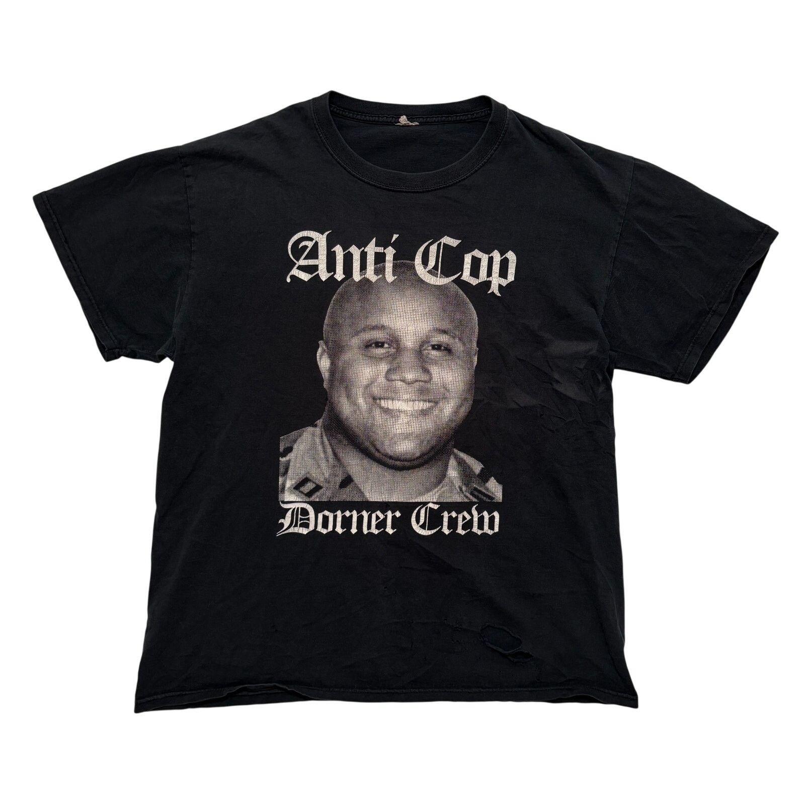 Other Y2K 00's 2013 Anti Cop Dorner Crew Graphic T-Shirt Black L Size US L / EU 52-54 / 3 - 1 Thumbnail