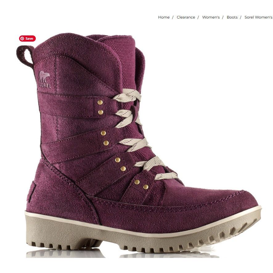 SOREL Sorel Meadow Suede Waterproof Winter Boots – Purple Dahlia Size US 6.5 / IT 36.5 - 1 Thumbnail