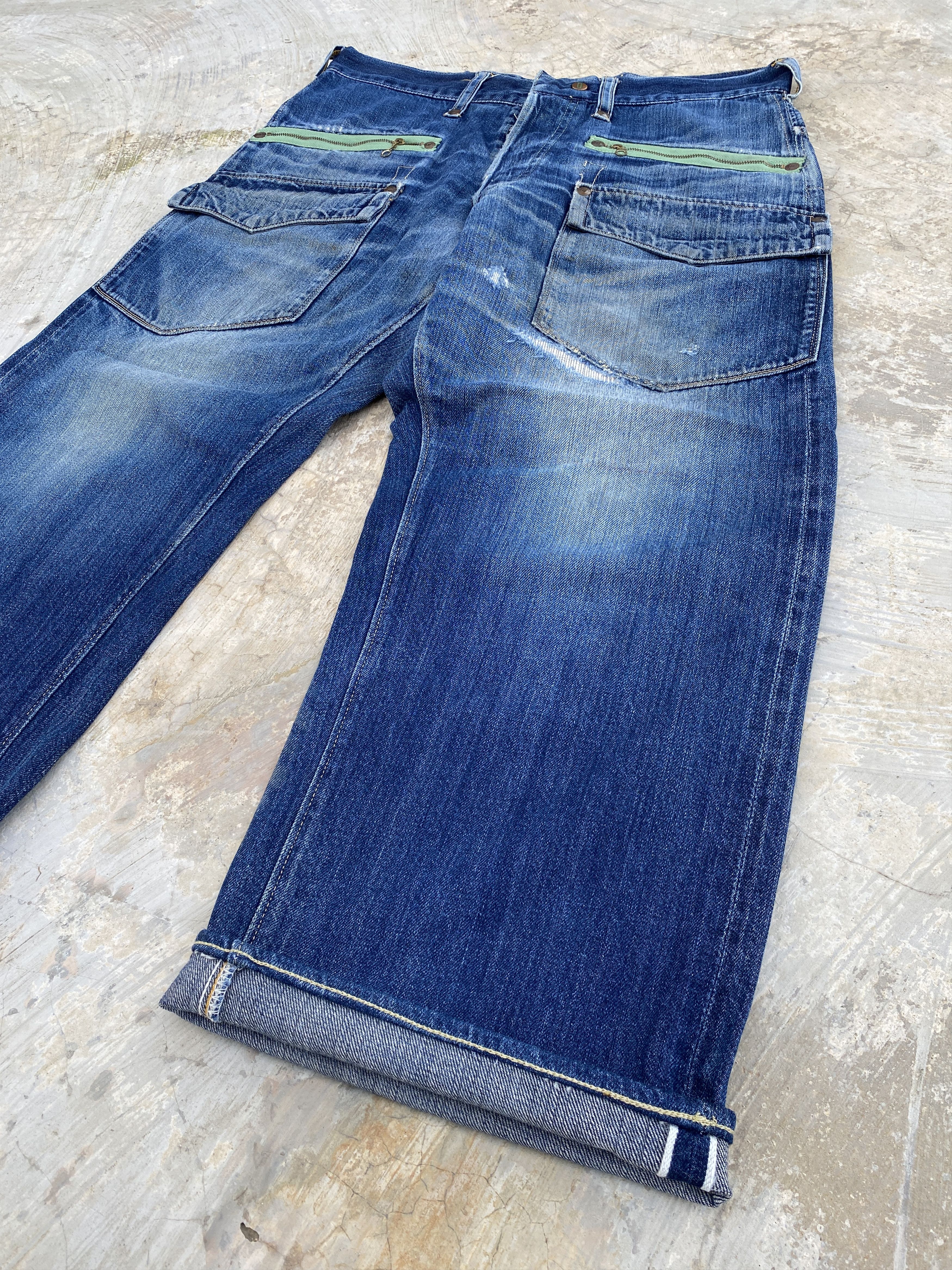 Evisu Evisu 9055 Philip Goss Siotani Brothers Selvedge Jeans Size US 36 / EU 52 - 6 Thumbnail