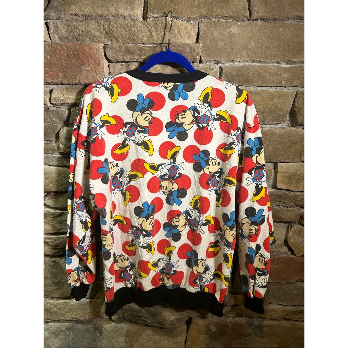 Vintage Vintage 1990s Minnie Mouse AOP Sweatshirt Crewneck Unisex cu Size XL / US 12-14 / IT 48-50 - 5 Thumbnail