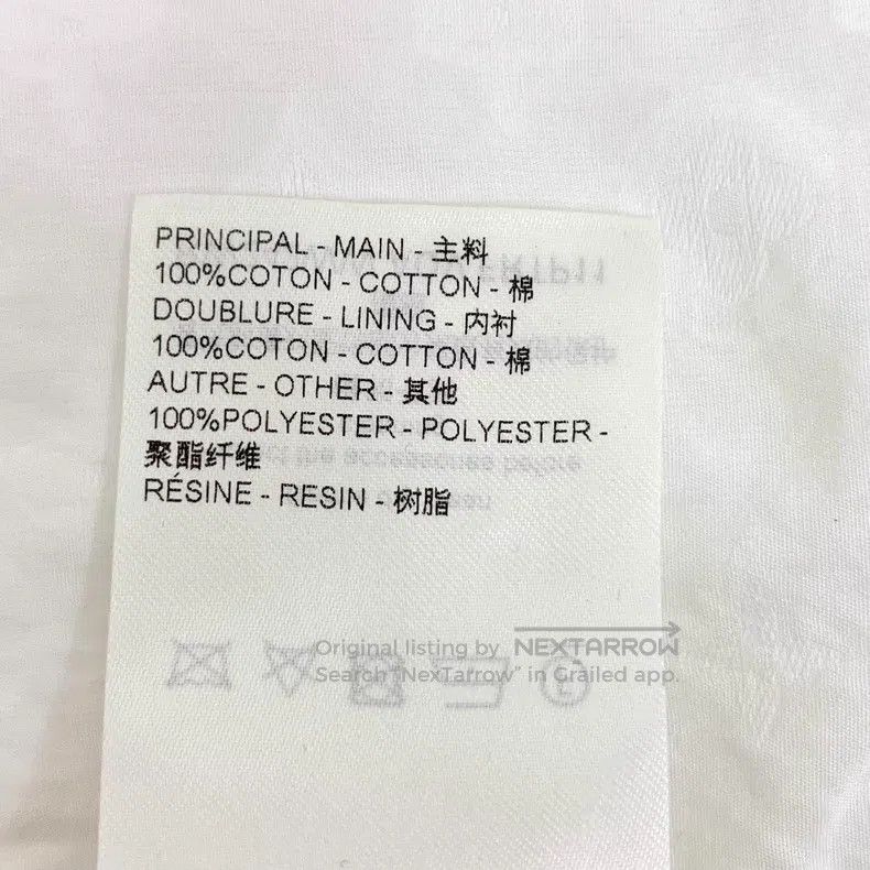 Louis Vuitton Louis Vuitton 24 white logo presbyopic embroidered cotton Size XXS / US 00 / IT 34 - 7 Thumbnail