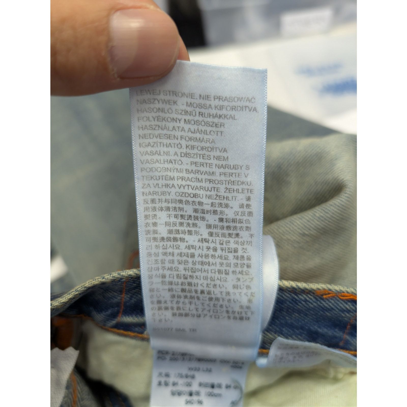 Heron Preston o1rshd1 Levi's 501 Vintage Wash Denim Jeans in Blue Size US 30 / EU 46 - 20 Thumbnail