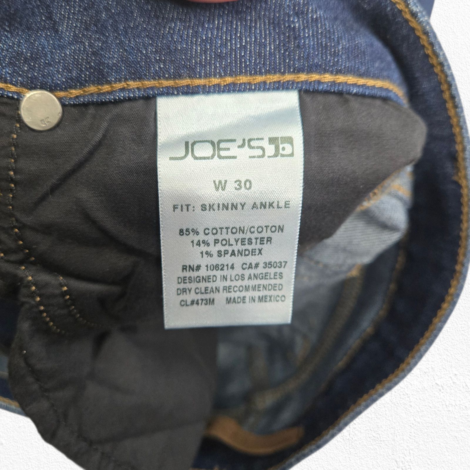 Other Joe’s Jeans Willow Skinny Ankle Raw Hem W30 Size 30" / US 8 / IT 44 - 6 Thumbnail
