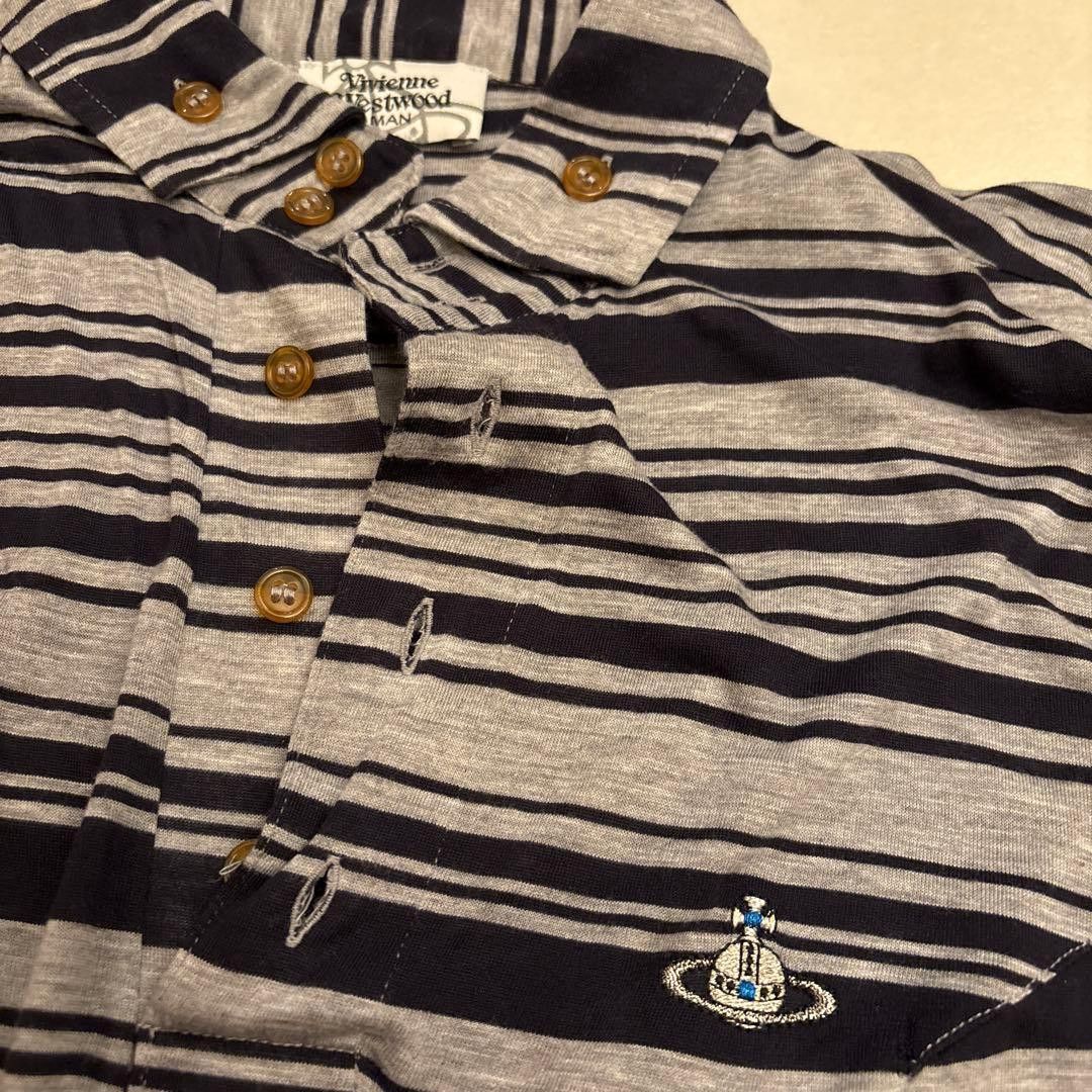 Vivienne Westwood Striped Orb Polo Shirt Size US S / EU 44-46 / 1 - 4 Thumbnail