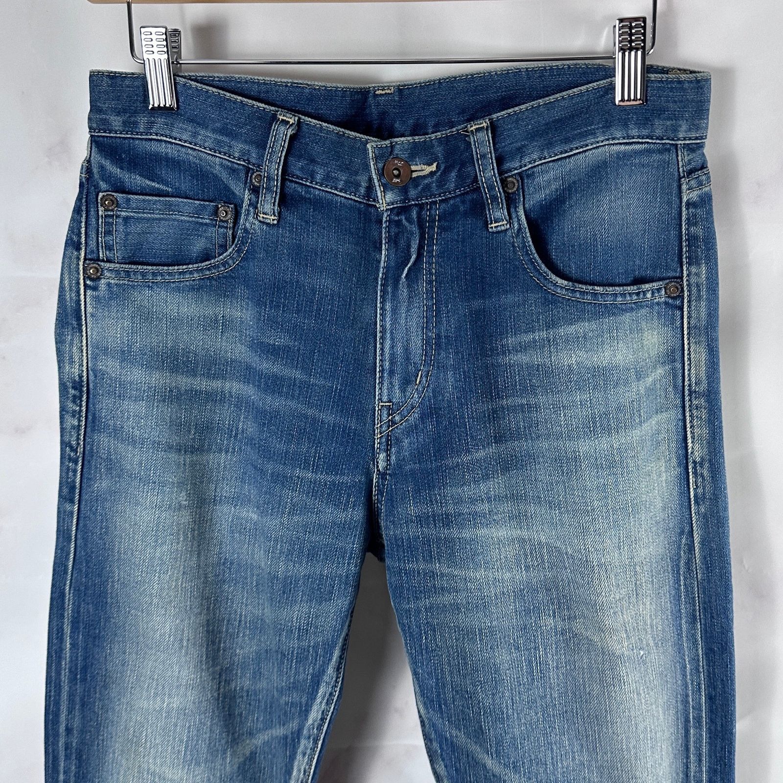 Neighborhood Distressed Slim Blue Japanese Denim Size US 30 / EU 46 - 2 Thumbnail