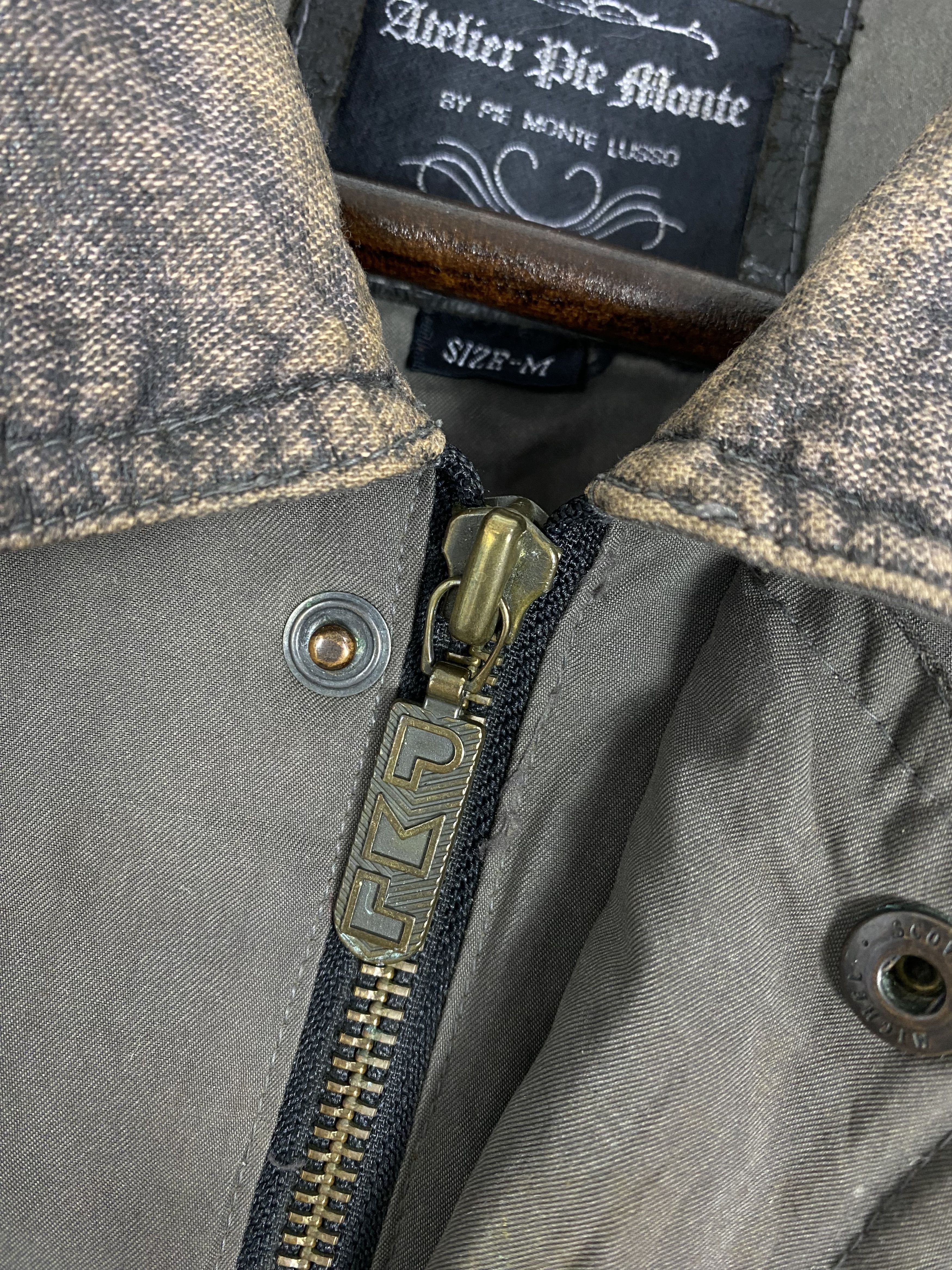 Japanese Brand Vintage Atelier Die Monte Zip Up Bomber Jacket Size US M / EU 48-50 / 2 - 4 Thumbnail