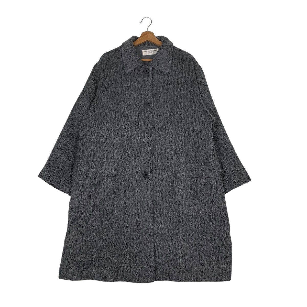 Japanese Brand CHRISTIAN AUJARD Liberte Mohair Long Coat #0083-C5 Size US L / EU 52-54 / 3 - 1 Thumbnail