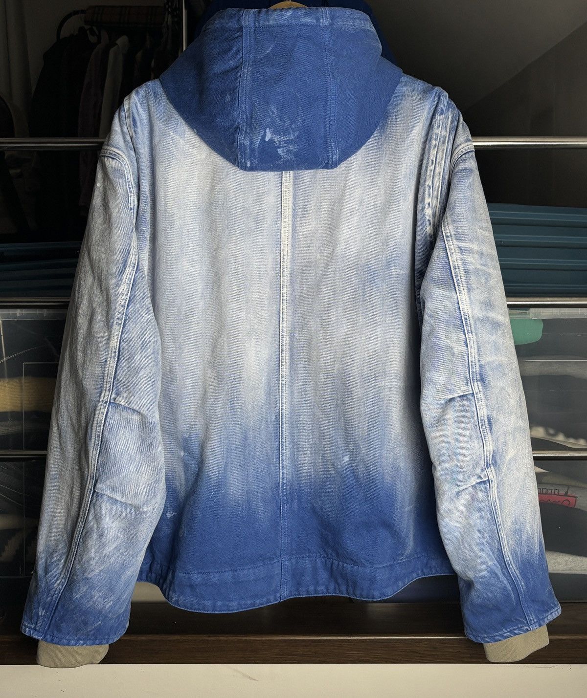 Acne Studios Acne Studios Sample Face Canvas Padded Bomber Jacket Size US M / EU 48-50 / 2 - 14 Thumbnail