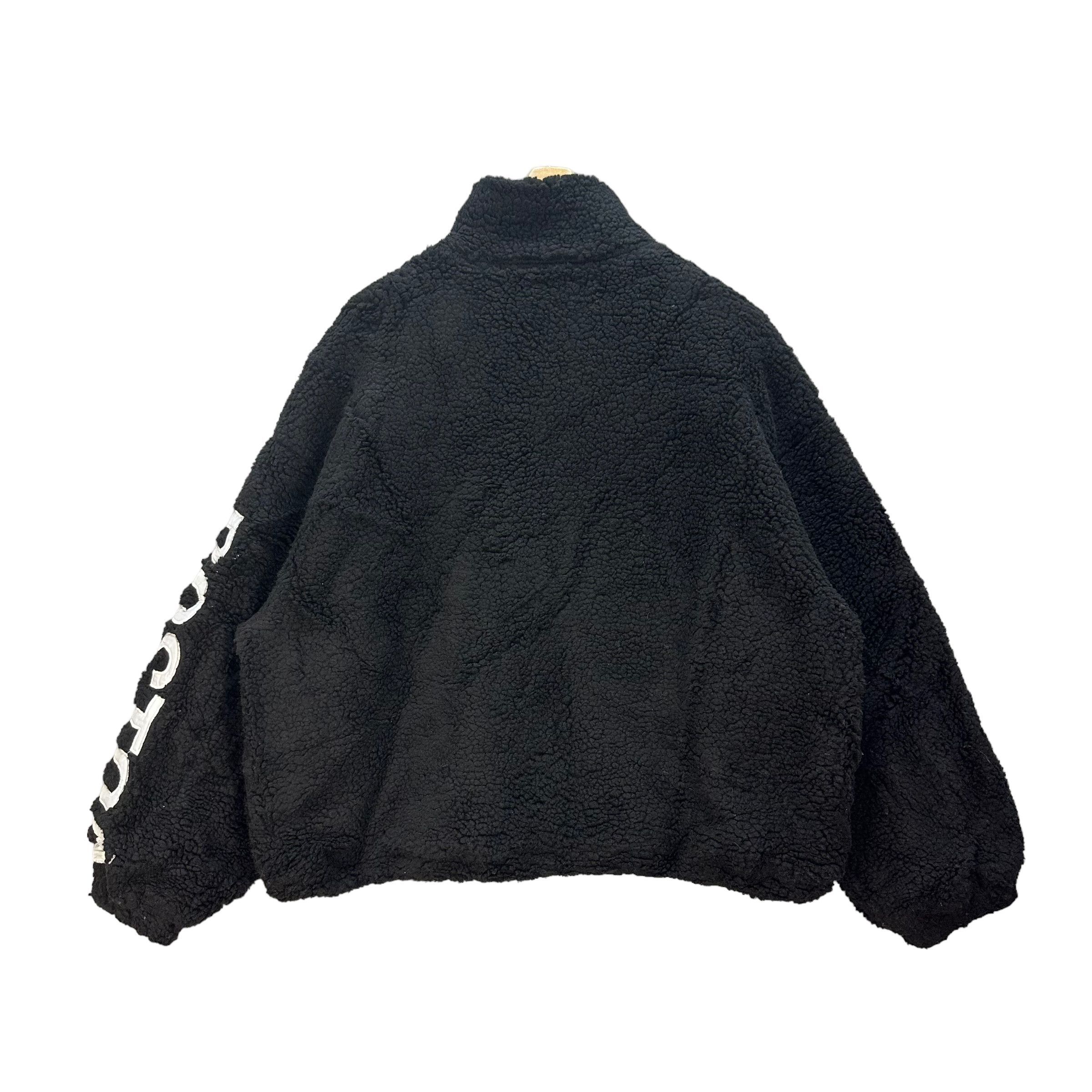 Japanese Brand BOSTON SLEEVE BIG LOGO DEEP PILE FLEECE JACKET #8445-009 Size US M / EU 48-50 / 2 - 9 Thumbnail
