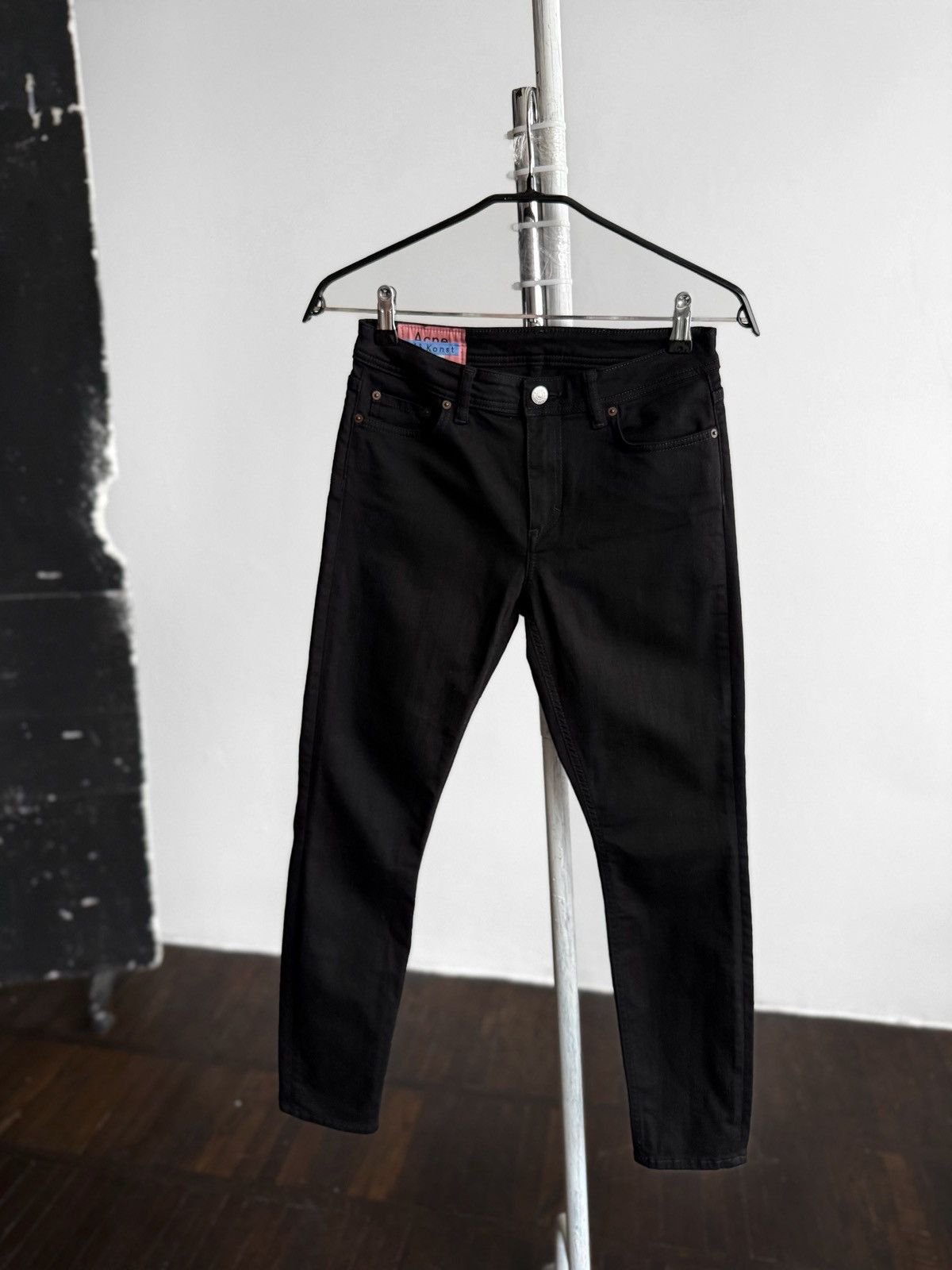Acne Studios Acne Studios Bla Konst Womens Black Skinny Fit Denim Jeans Size 30" / US 8 / IT 44 - 1 Thumbnail