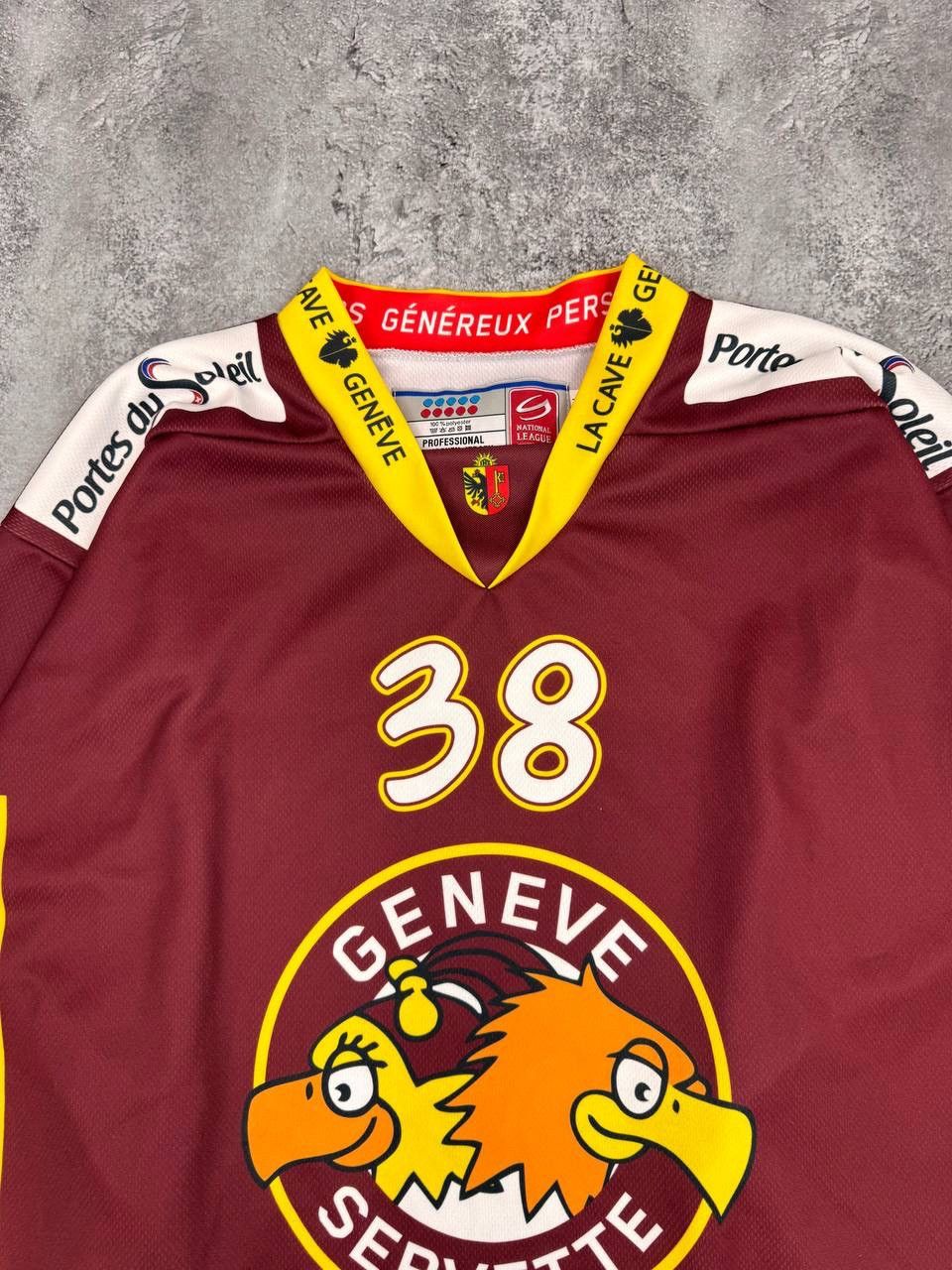 Geneva Genève Servette Ice Hockey Jersey #38 National League Size US L / EU 52-54 / 3 - 3 Thumbnail
