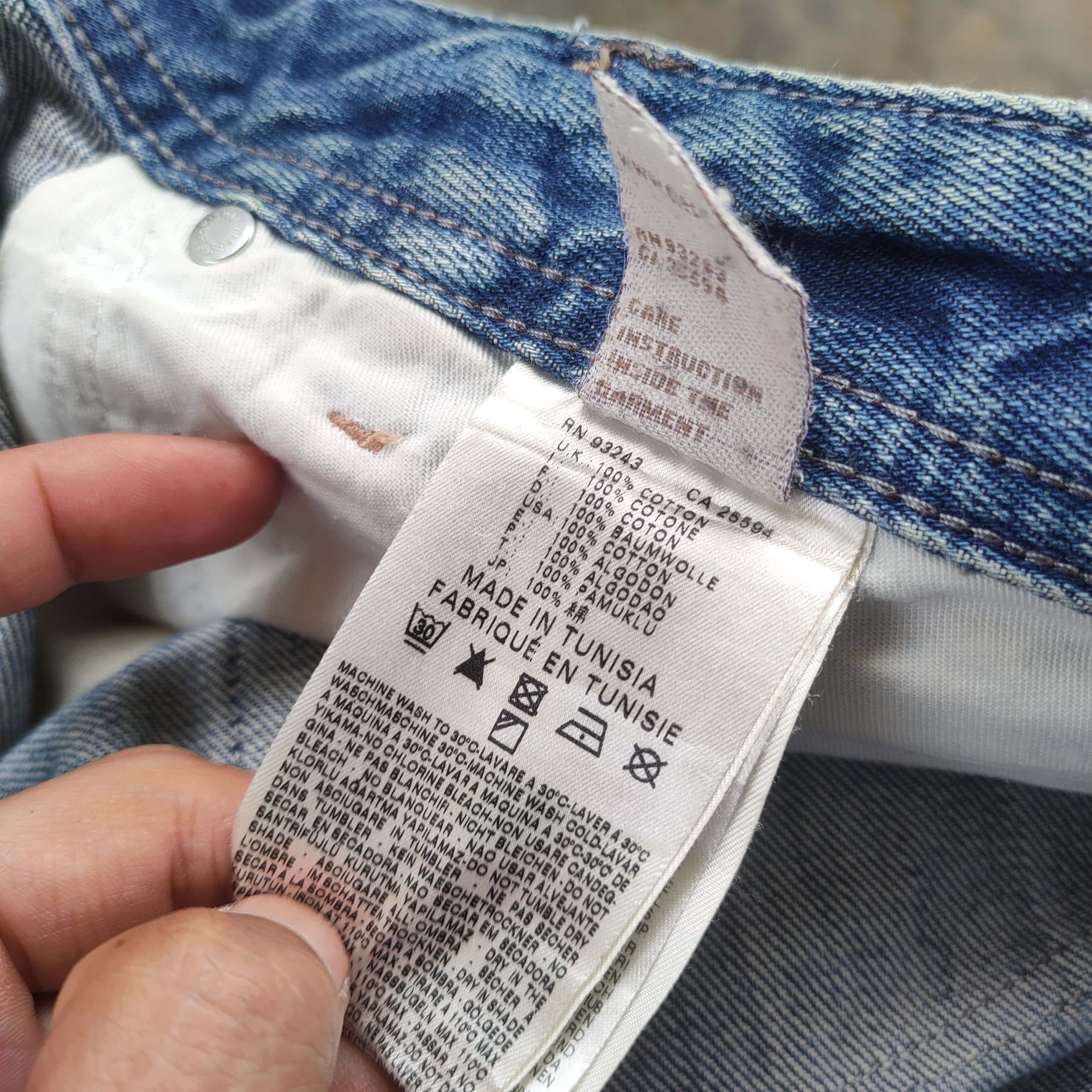 Diesel × Jean W32 VINTAGE DIESEL FADED WASH DISTRESSED JEAN DENIM PANTS Size US 32 / EU 48 - 13 Thumbnail
