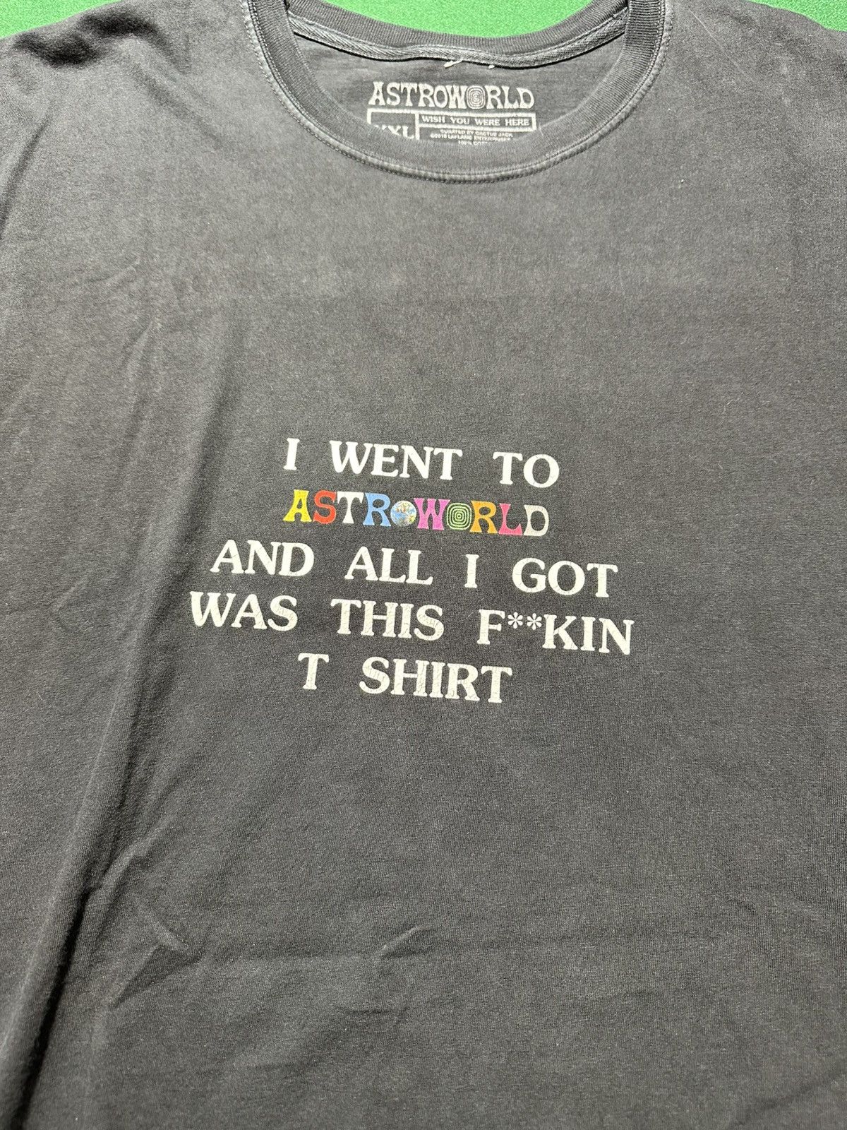 Travis Scott Astroworld f**kin tee Size US XXL / EU 58 / 5 - 2 Thumbnail