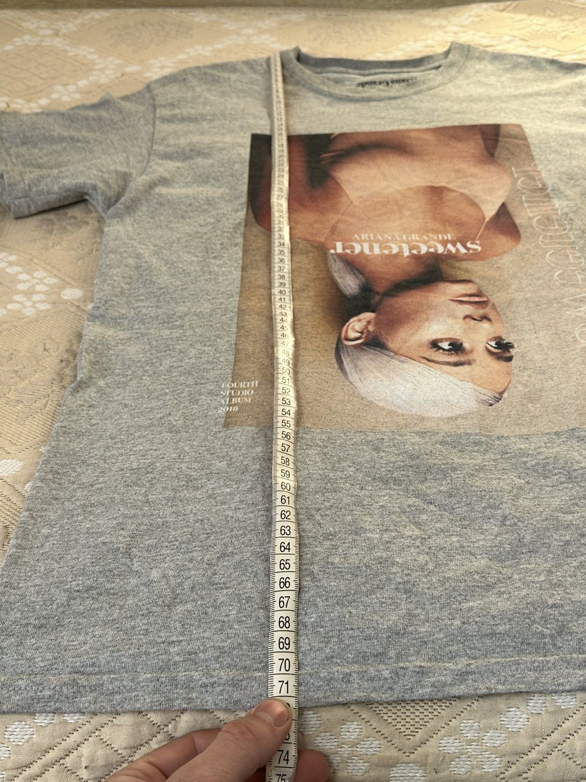 Rap Tees 🔥 Ariana Grande Sweetener 2018 Album Music Tour T Shirt Size US M / EU 48-50 / 2 - 12 Thumbnail