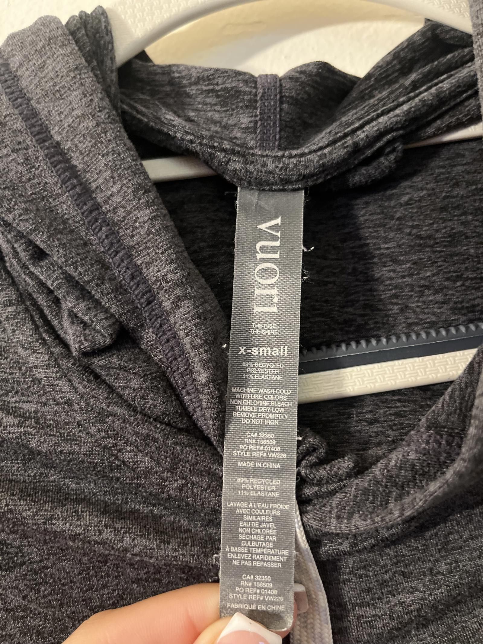 Vuori Vuori Women's X-Small Gray Hoodie - Lightweight & Stylish Size XS / US 0-2 / IT 36-38 - 3 Thumbnail