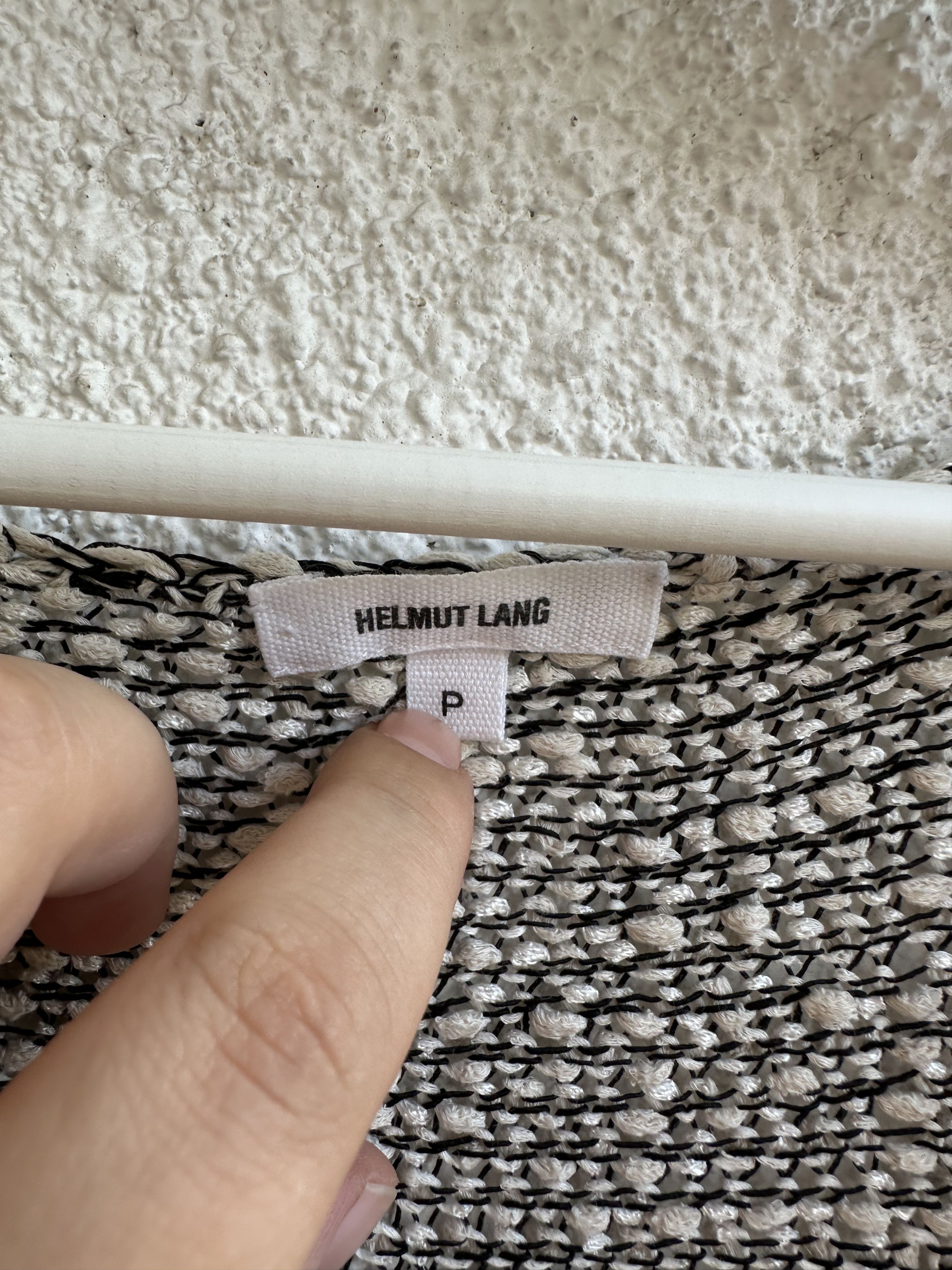 Helmut Lang linen blend knit tank top Size S / US 4 / IT 40 - 4 Thumbnail