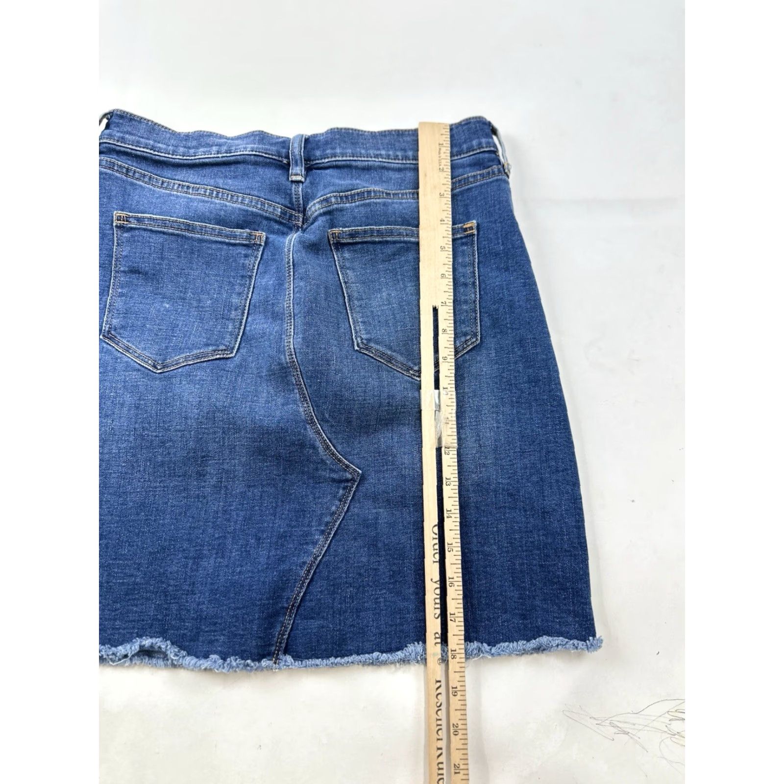 J.Crew J.Crew Denim Skirt Women's 6 Blue Knee Length Pencil Womens Size 28" / US 6 / IT 42 - 7 Thumbnail